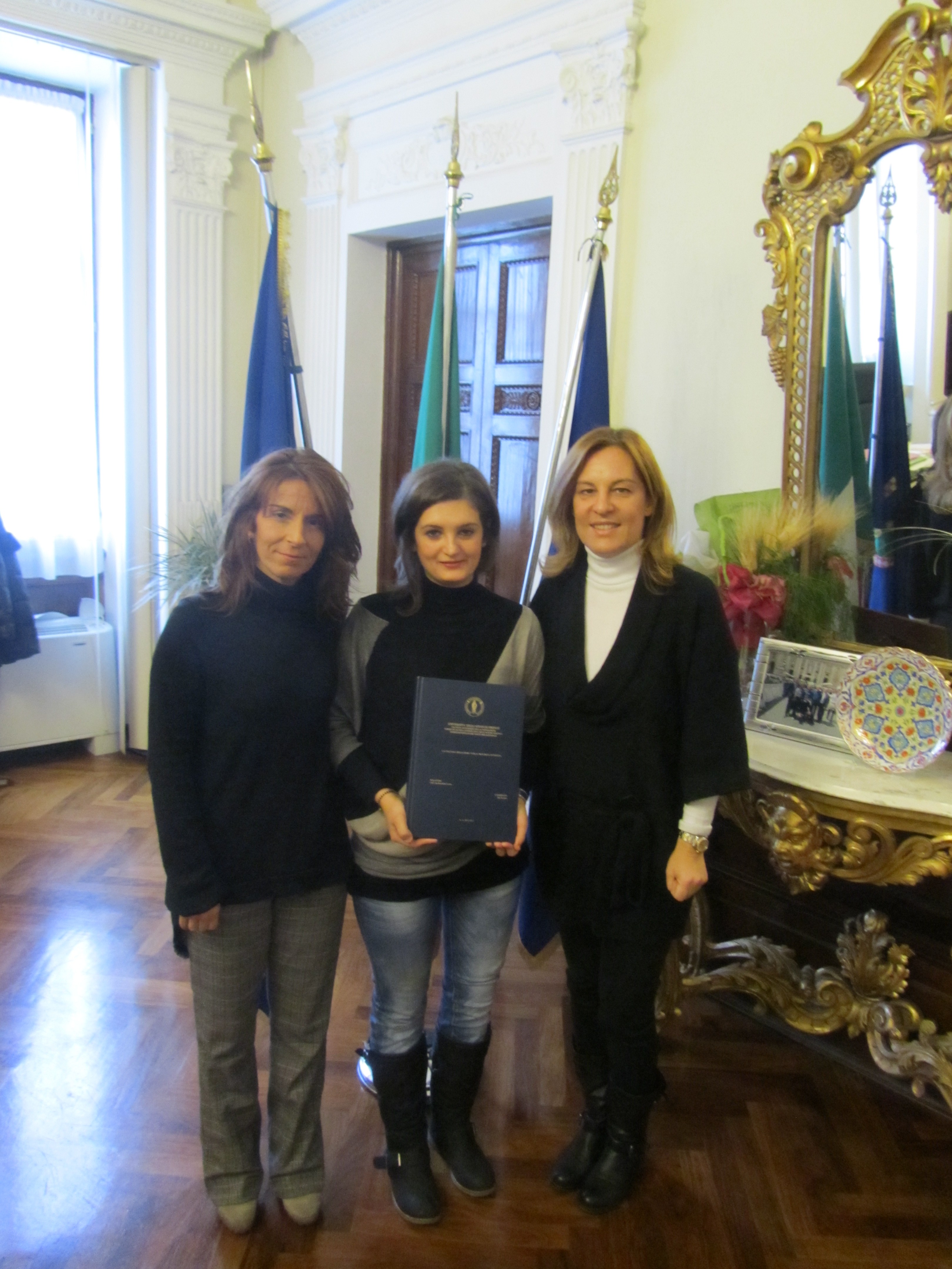 Il Presidente Federica Fratoni, insieme al Responsabile Ufficio Sport, Simona Pallini, ha incontrato Ida Severino