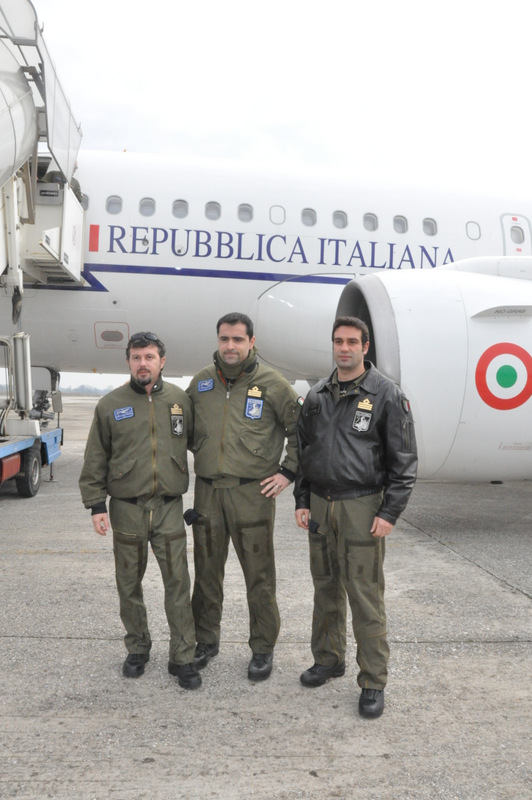 Missione umanitaria Airbus A319 guidato dal comandante Giorgino
