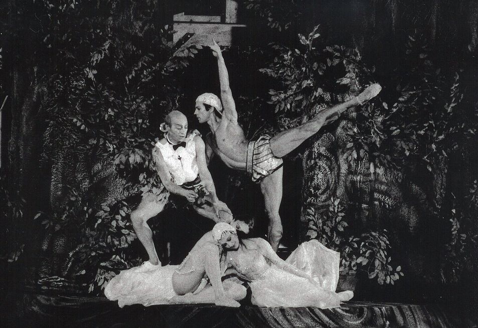 Franco Di Francescantonio con Carla Fracci