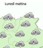 Previsione di neve su tutto il territorio provinciale
