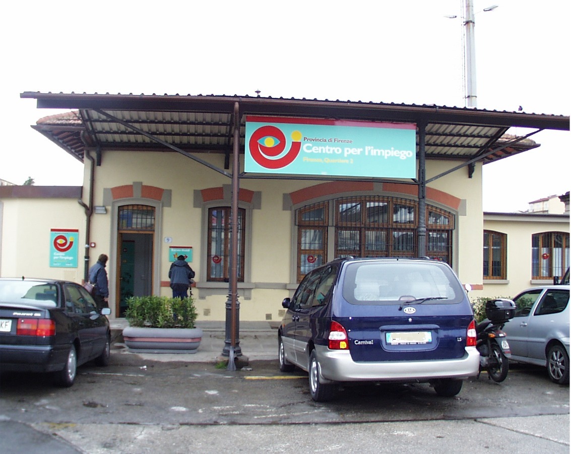 La sede dei CPI in via del Pratellino