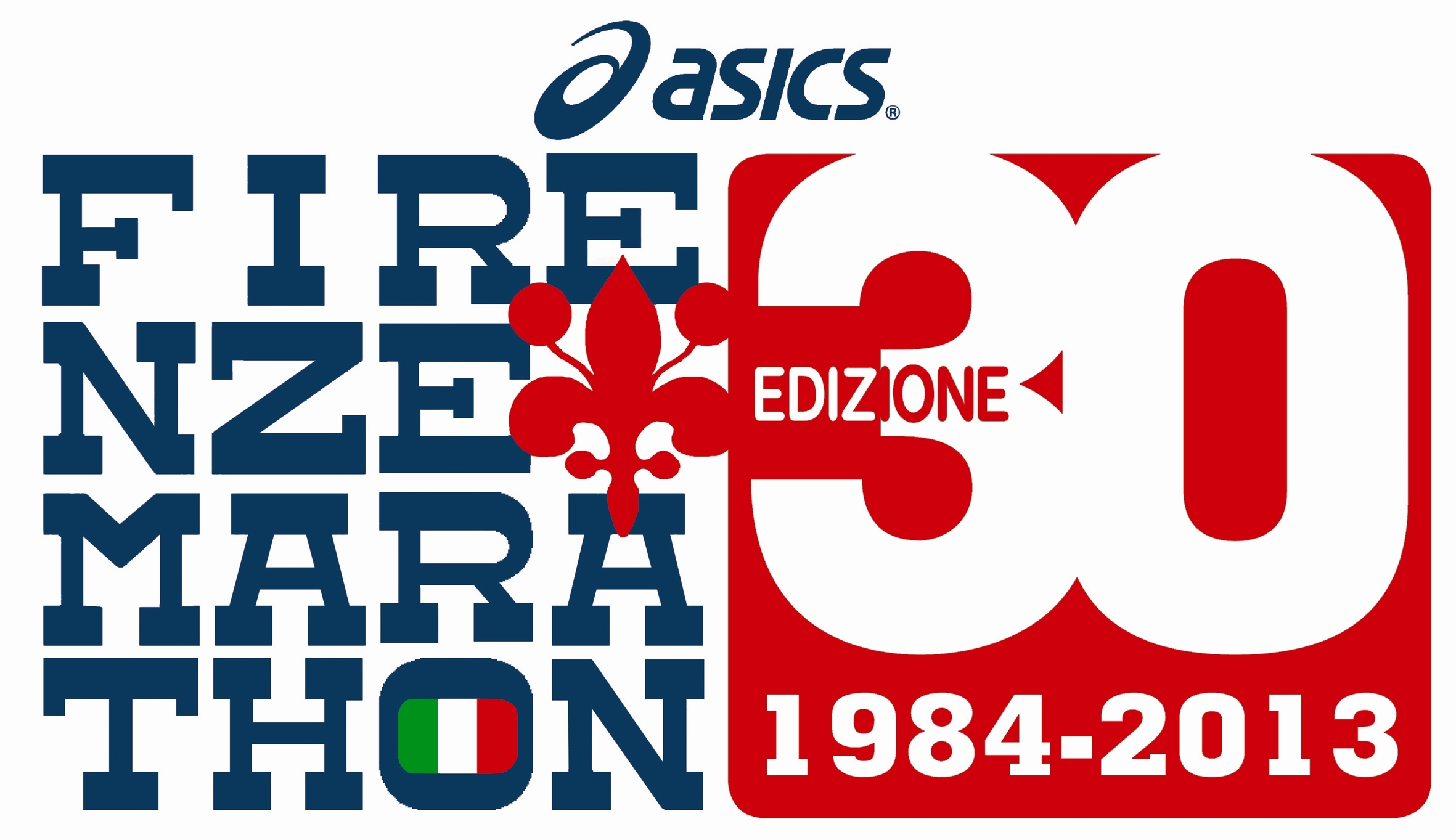 Il logo per i 30 anni della Firenze Marathon