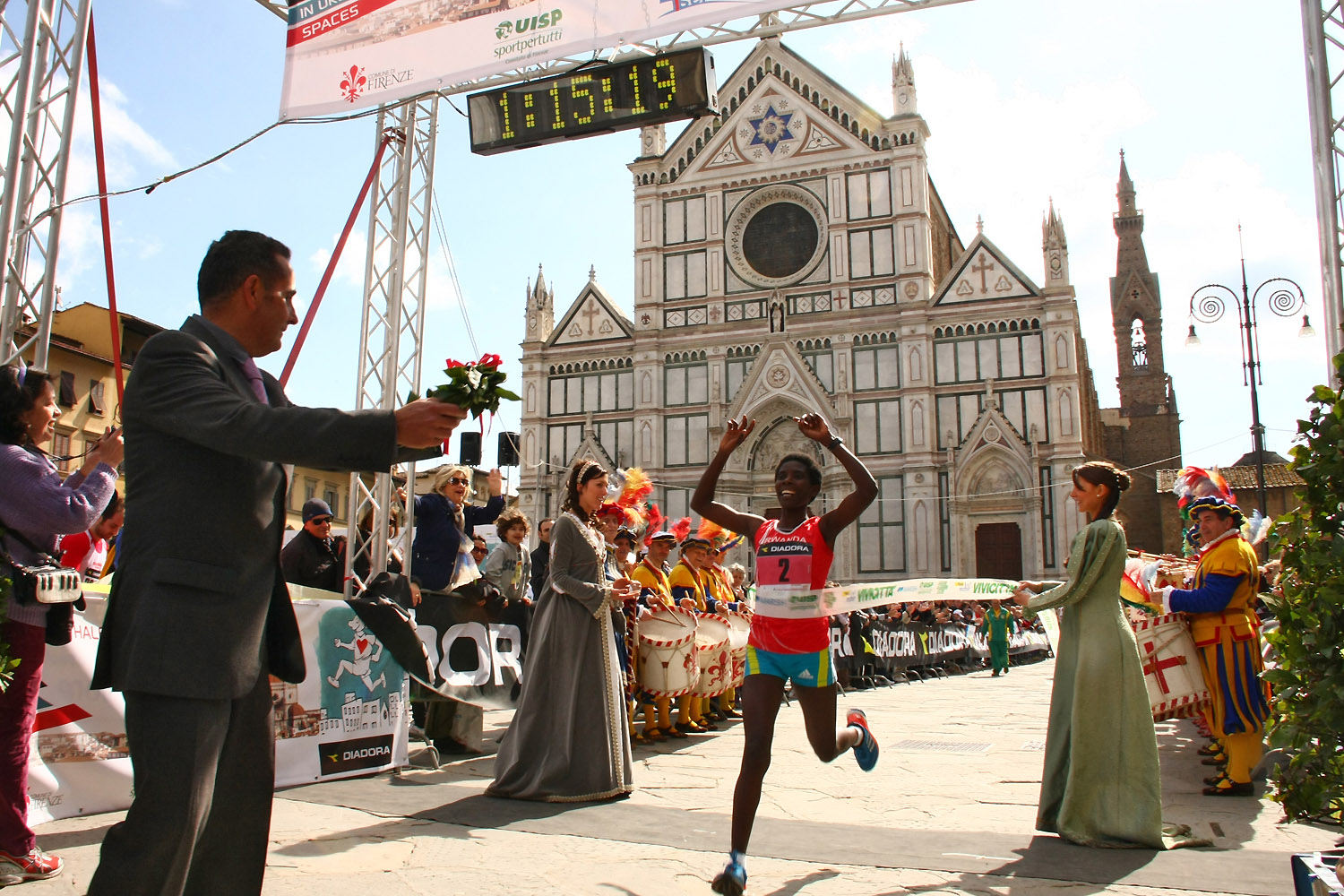 Half Marathon Firenze Vivicittà. Vincitrice femminile