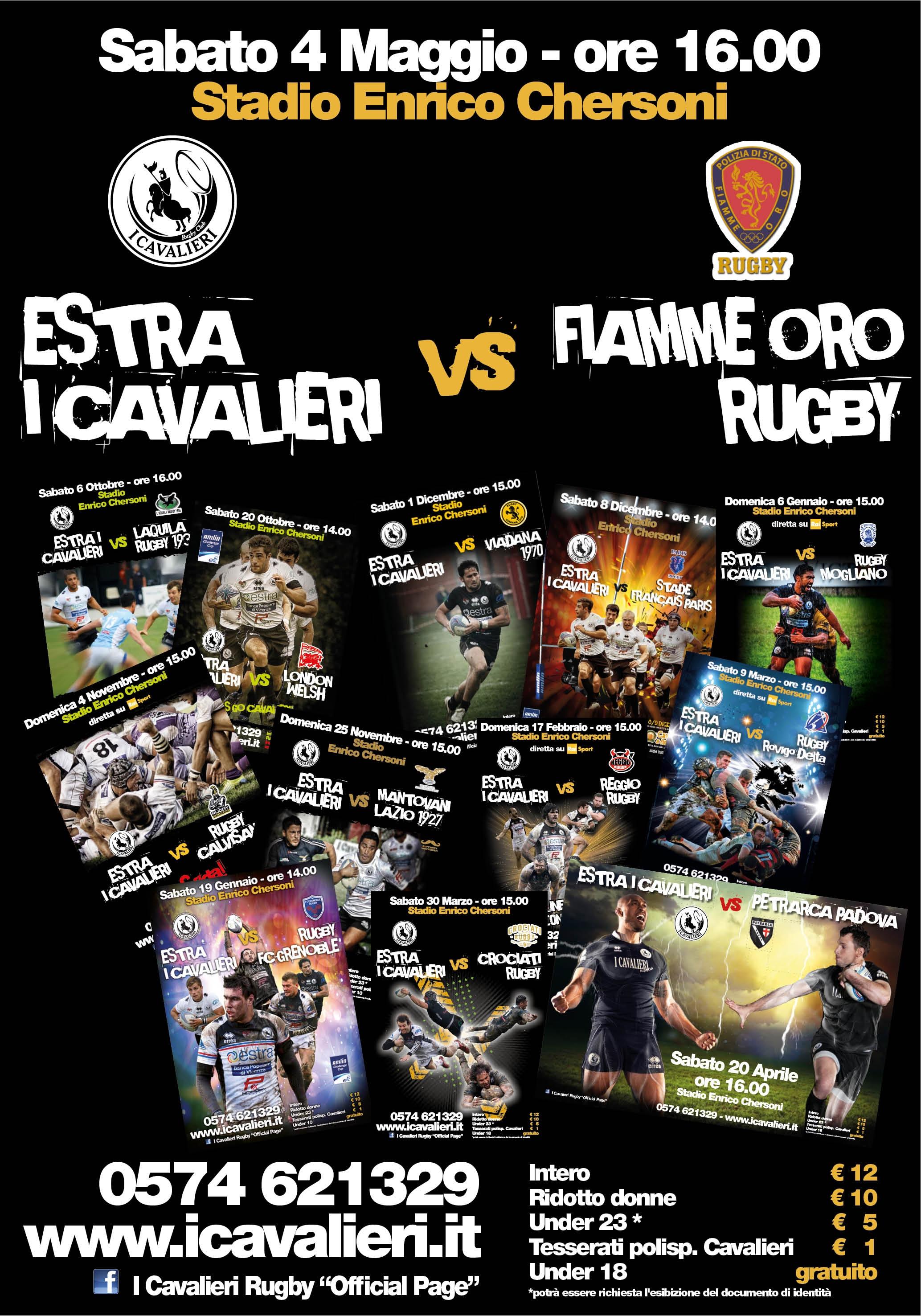 Estra I Cavalieri Prato-Fiamme Oro Rugby