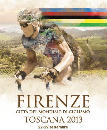 Immagine dal pieghevole inviato dal Comune di Firenze con i cantieri dei Mondiali di ciclismo