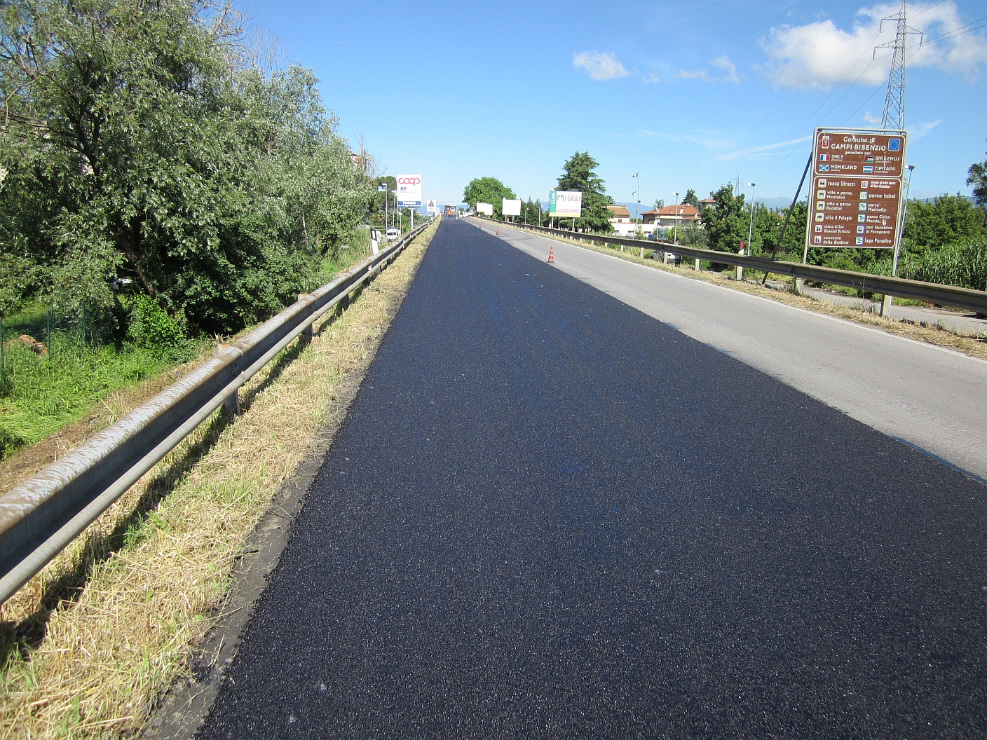 Nuovo asfalto SR 66 per i Mondiali di ciclismo