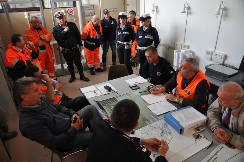Esercitazione di Protezione civile a Figline
