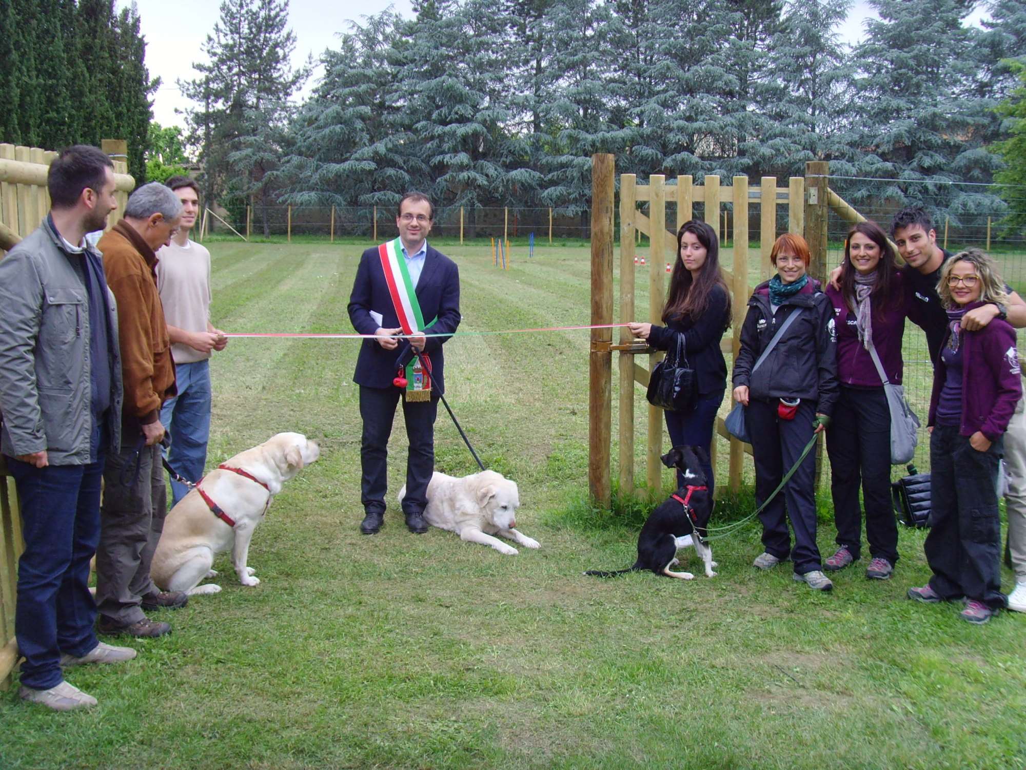 inaugurazione area cani