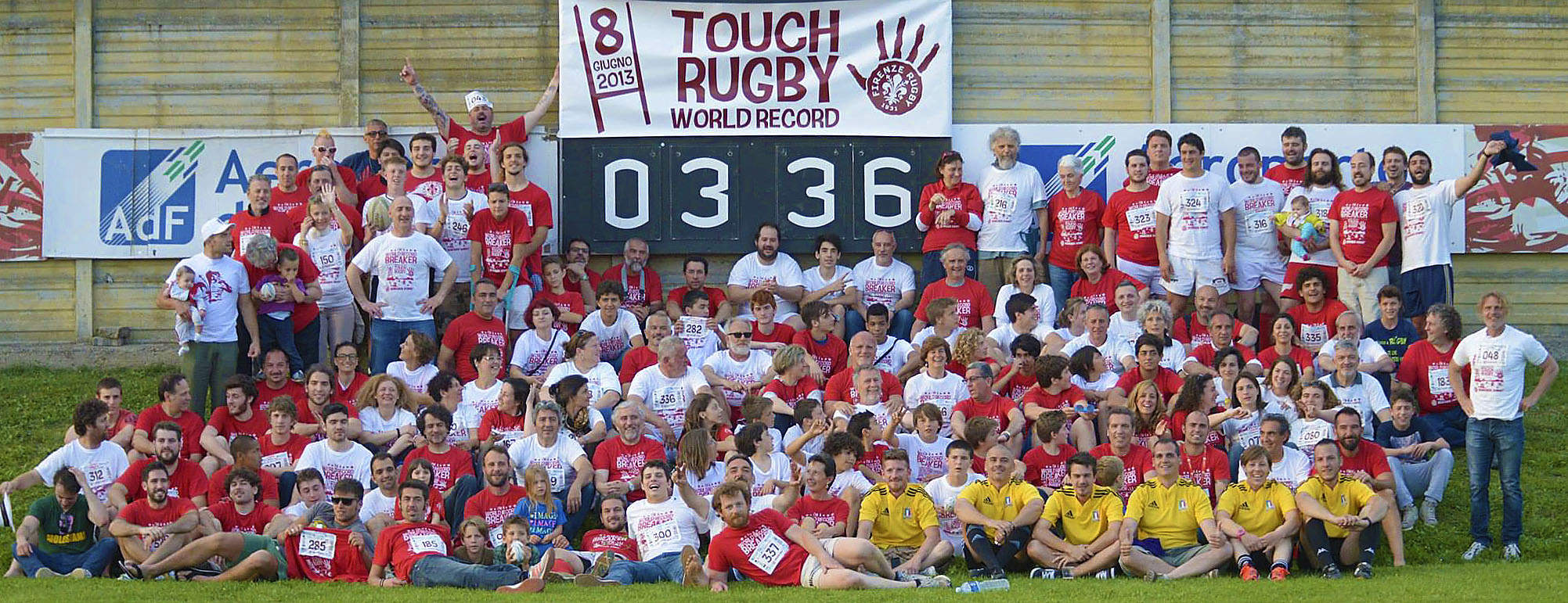 Battuto il touch rugby world record
