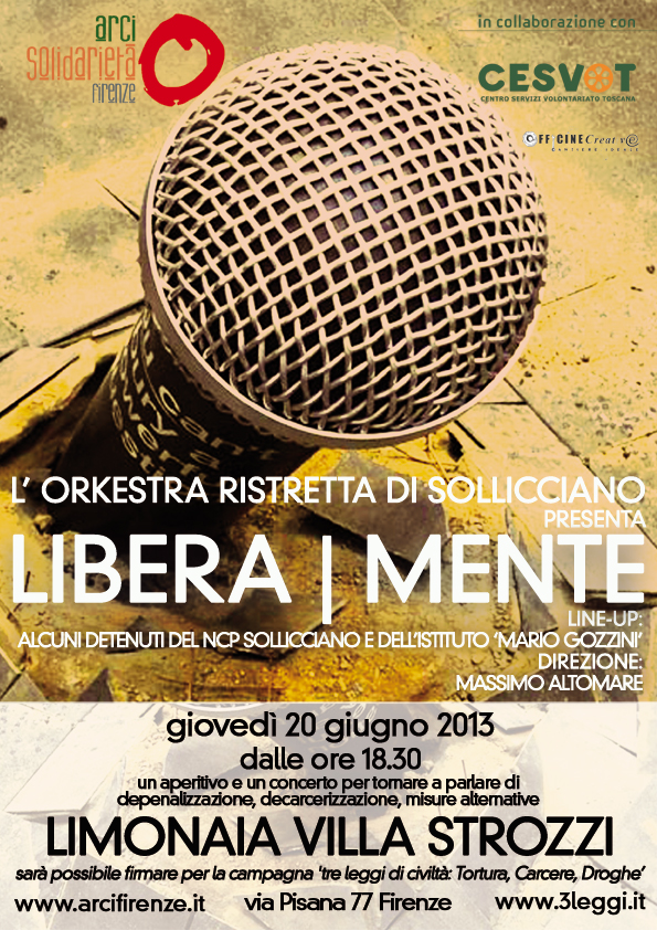 L'orkestra ristretta di Sollicciano va in Limonaia