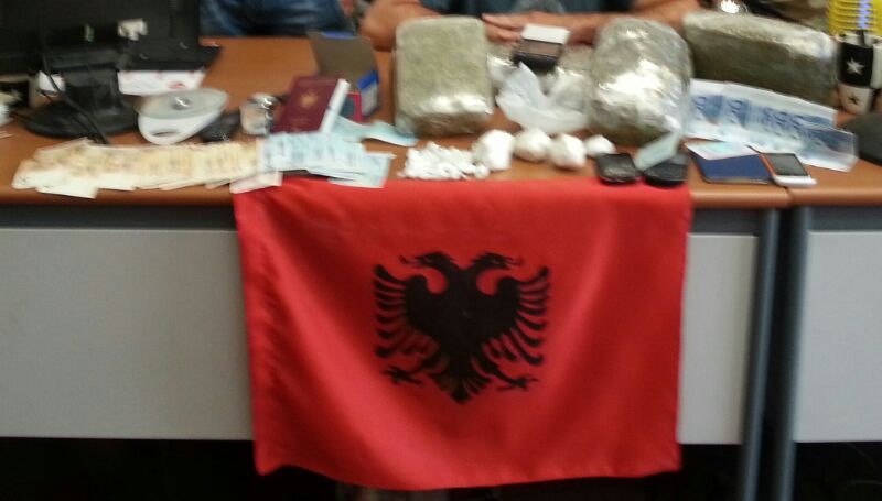 Arrestato per droga albanese