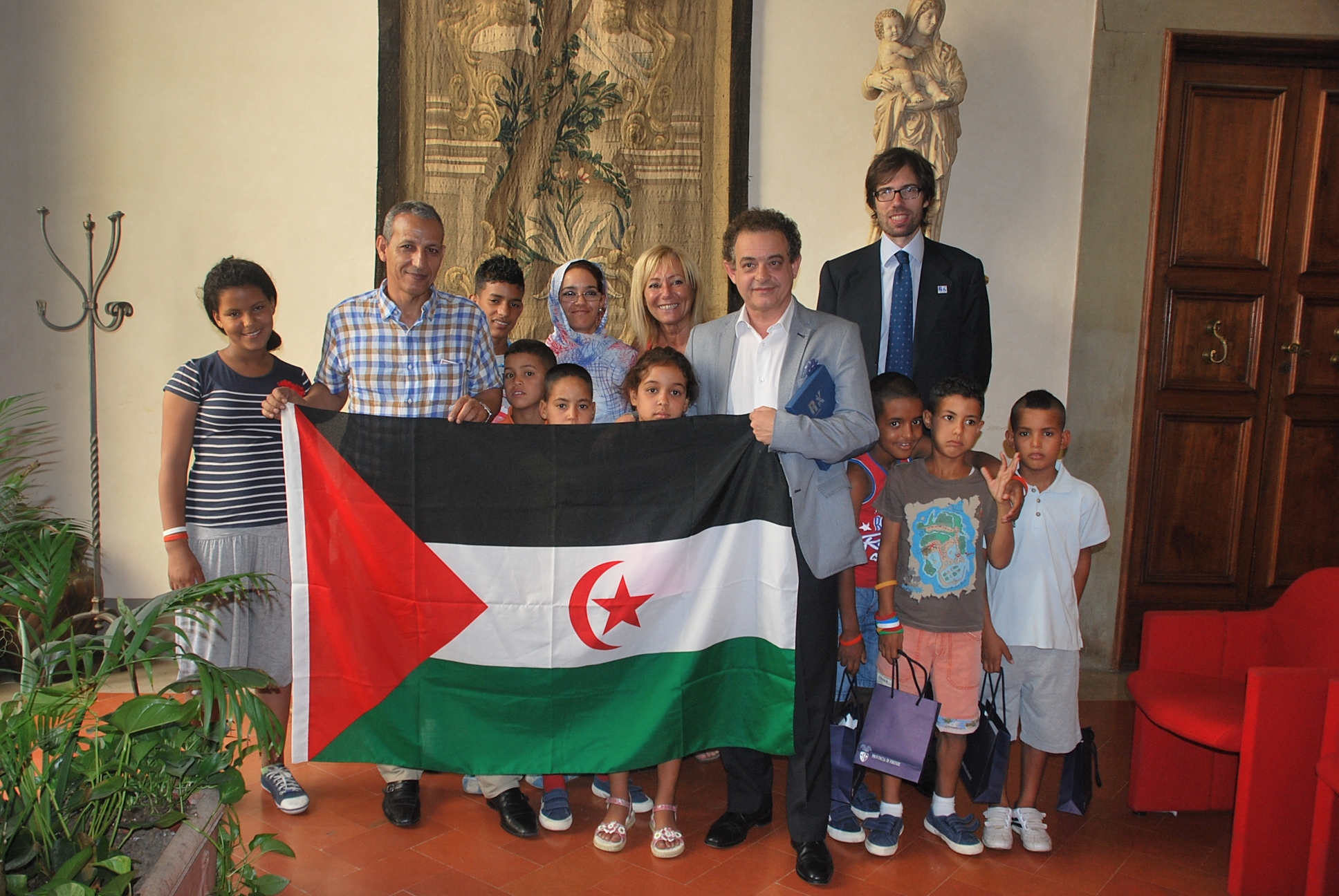 Delegazione bambini saharawi
