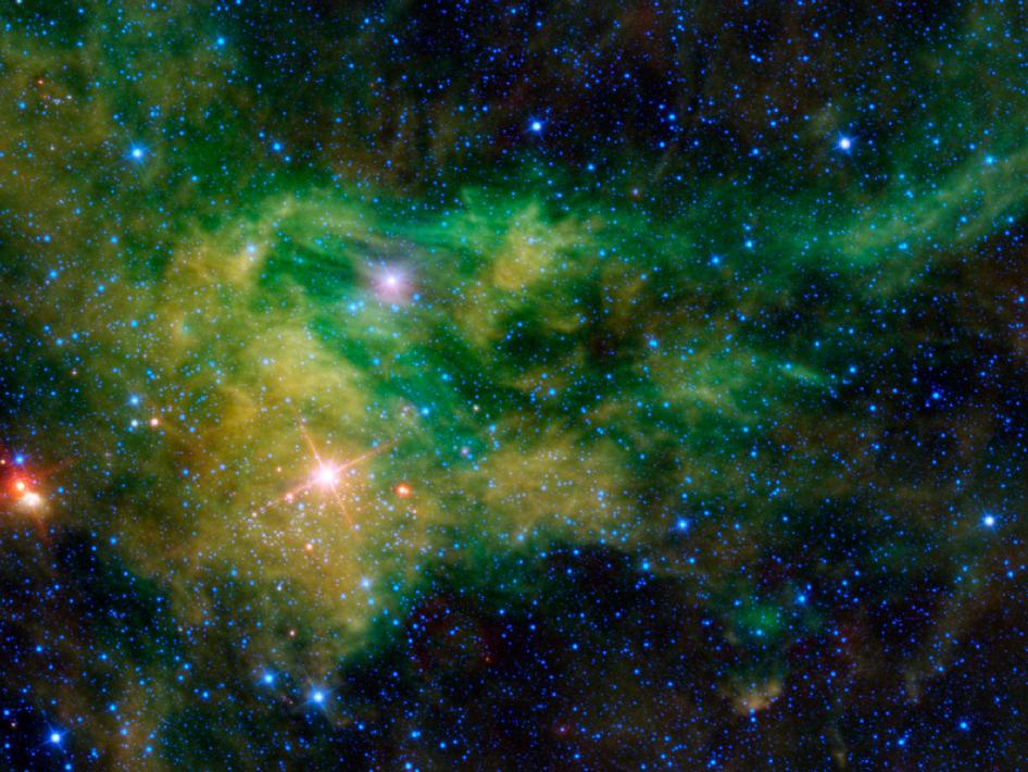 Stella supergigante vicino alla costellazione della Giraffa, immagine dal sito della Nasa