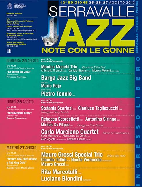 Programma di Serravalle Jazz 2013