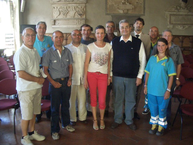 I appresentanti del Volontariato in Comune a Pistoia