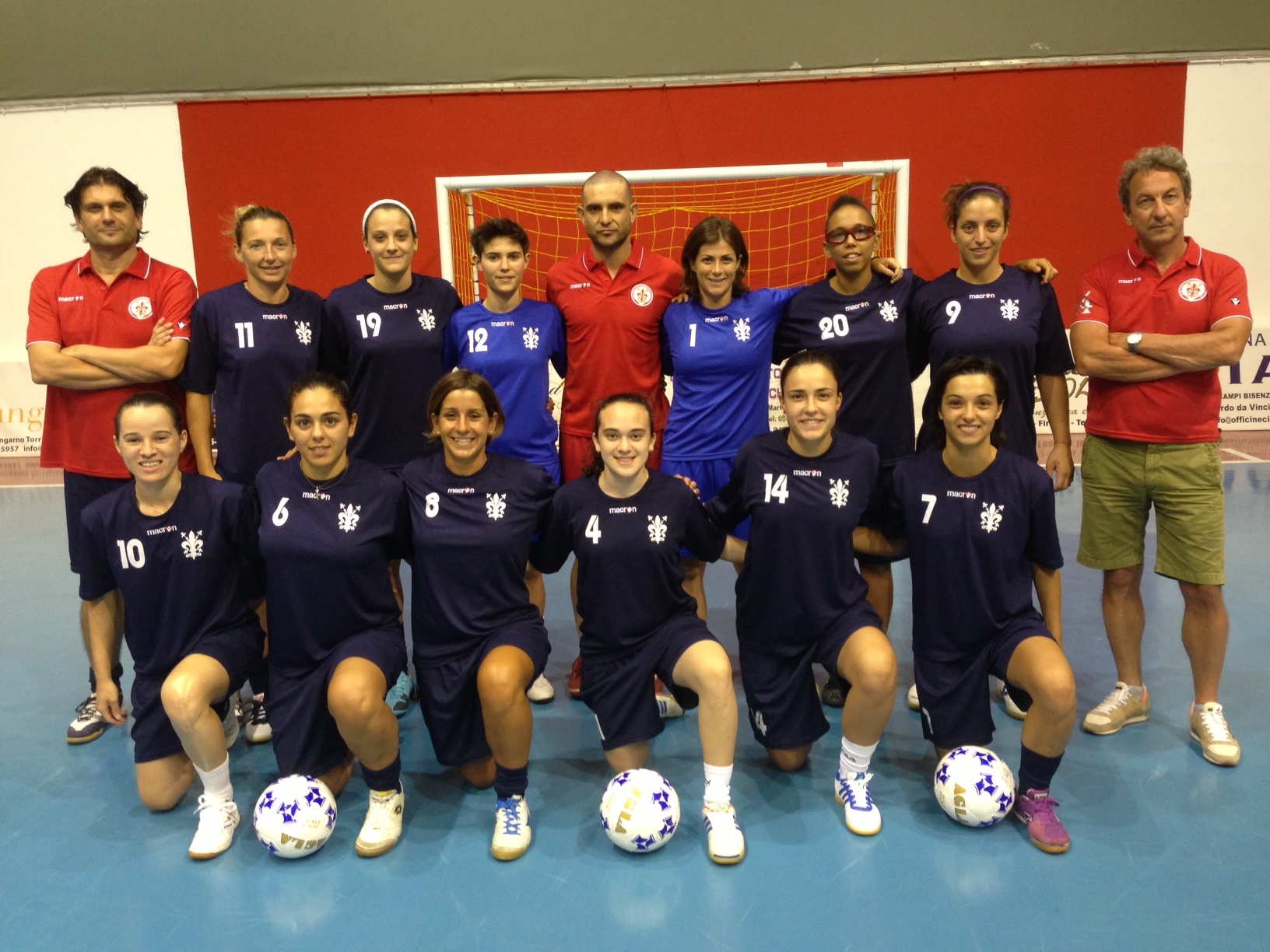 Squadra femminile Firenze calcio a 5 donne