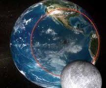 Un'eclissi ibrida in un'immagine dal sito della Nasa