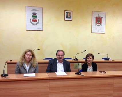 Sonia Spacchini (a destra nella foto) al Comune Unico