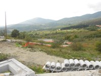 Cantiere stradale nella zona di Calenzano