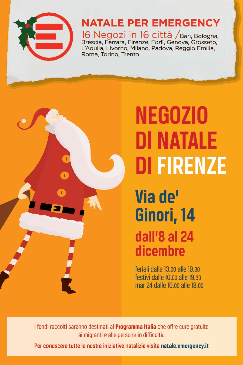 Emergency a Firenze per Natale