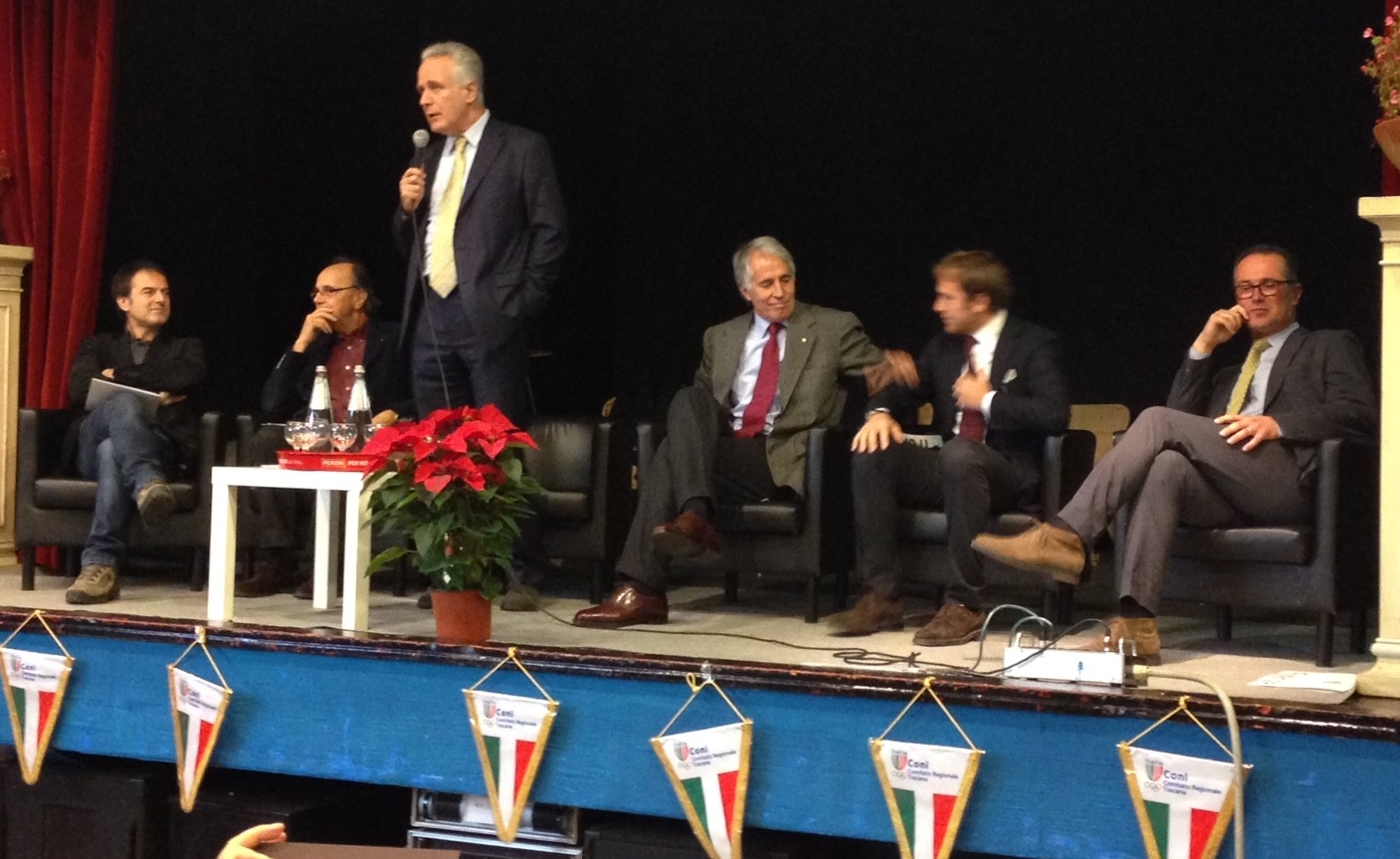 I relatori al convegno del Coni