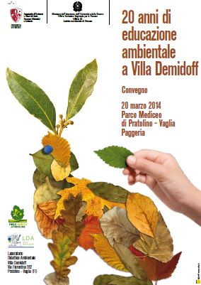 Locandina dell'evento 20 ANNI DI EDUCAZIONE AMBIENTALE A VILLA DEMIDOFF