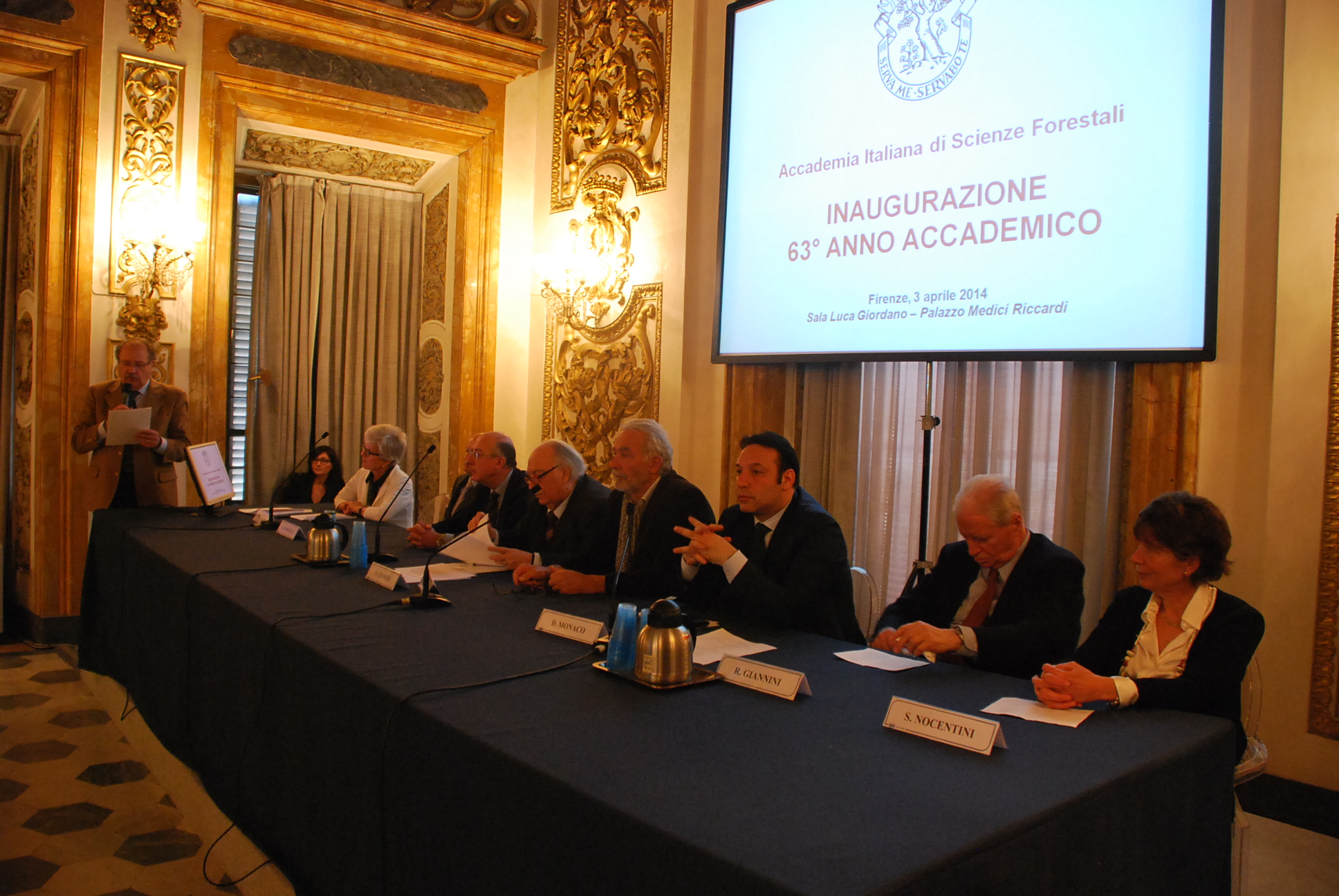 Inaugurazione nuovo anno accademico dell'Accademia Italiana di Scienze Forestali