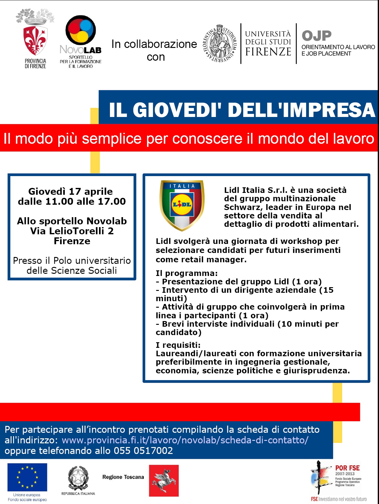 Lidl ai giovedì dell'impresa