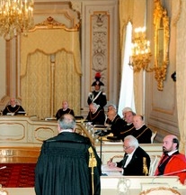 Udienza della Corte Costituzionale