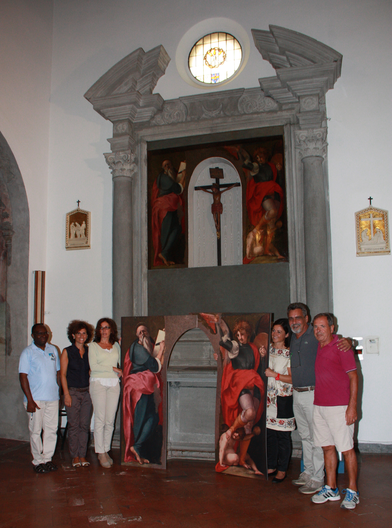 ricollocata in San Michele Arcangelo la pala del Pontormo 