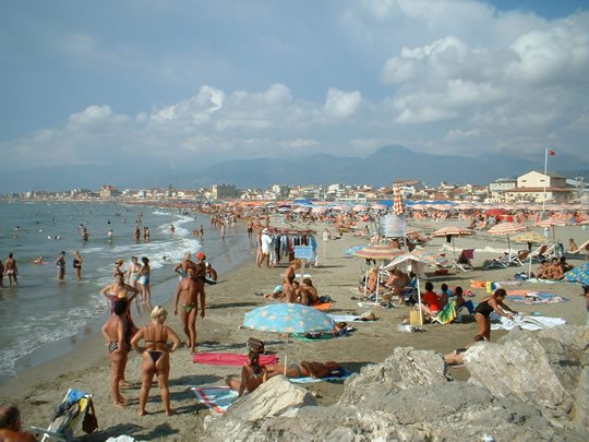 Spiaggia a Viareggio
