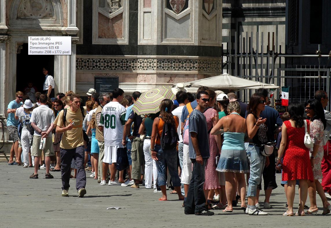 Turisti a Firenze