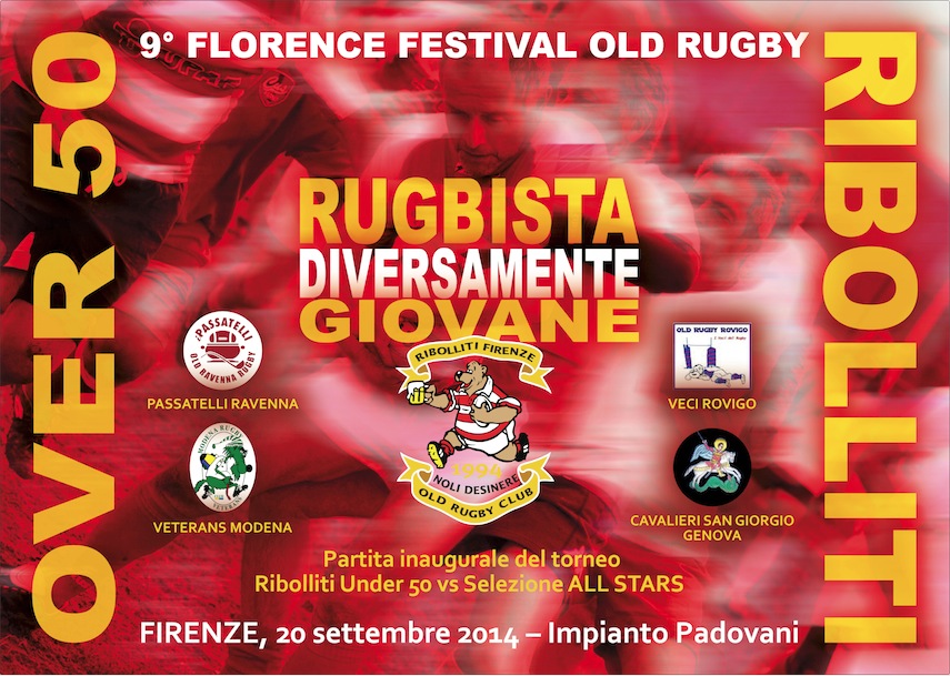 Locandina Torneo Festival Old Rugby Over 50