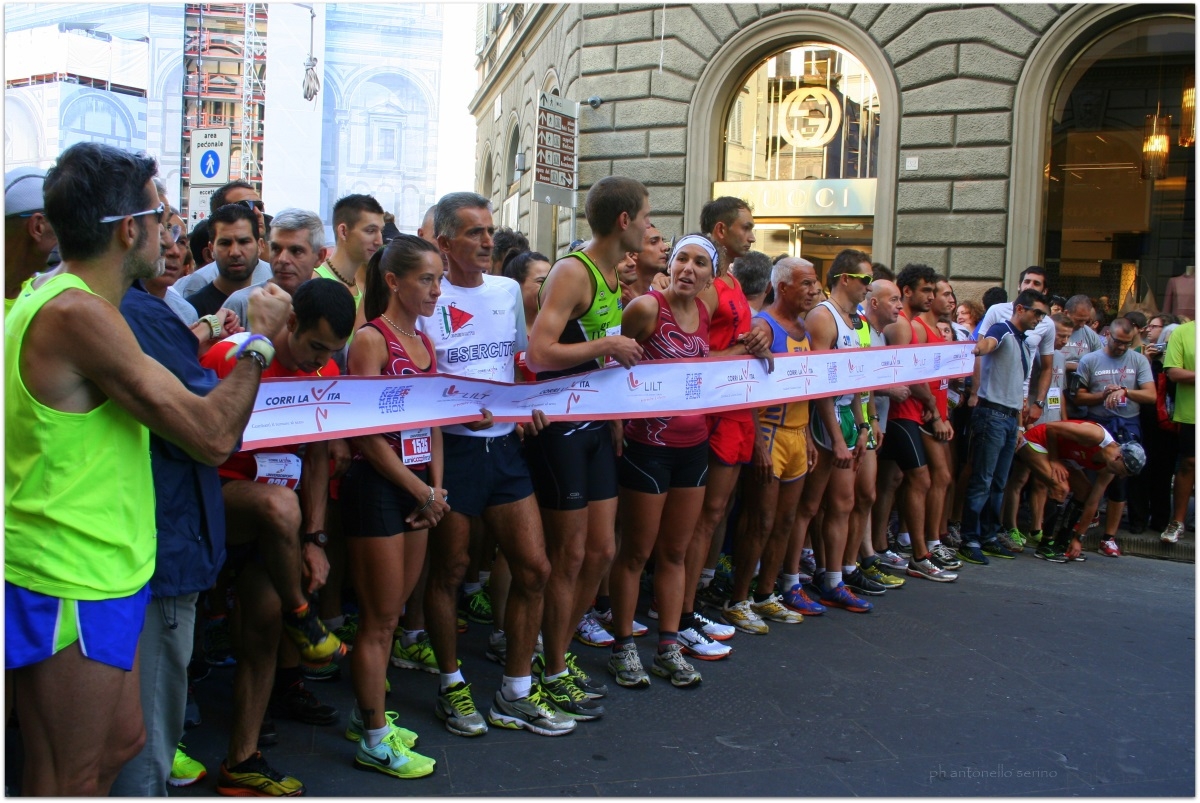 La partenza di Corri la Vita 2014 (foto Antonello Serino - Met)