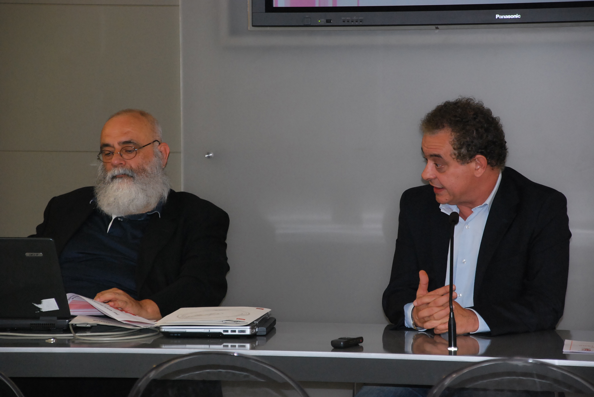 da sinistra: Tiziano Lepri ed Andrea Barducci