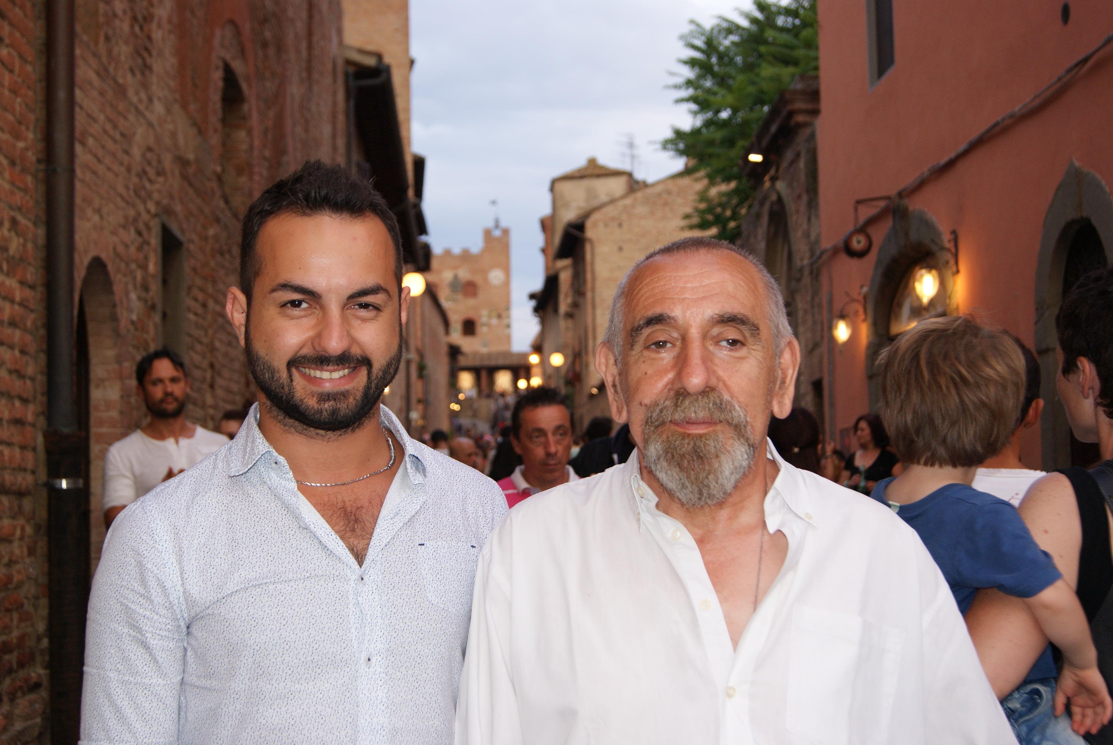Da sinistra il sindaco Giacomo Cucini e il direttore Alessandro Gigli