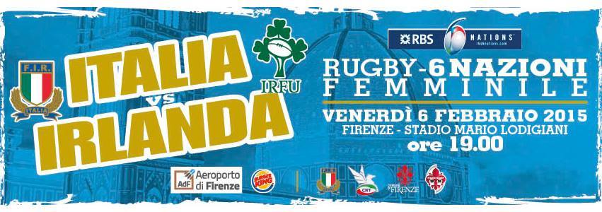  Rugby. 6 Nazioni Femminile 2015: Italia - Irlanda al Lodigiani di Firenze