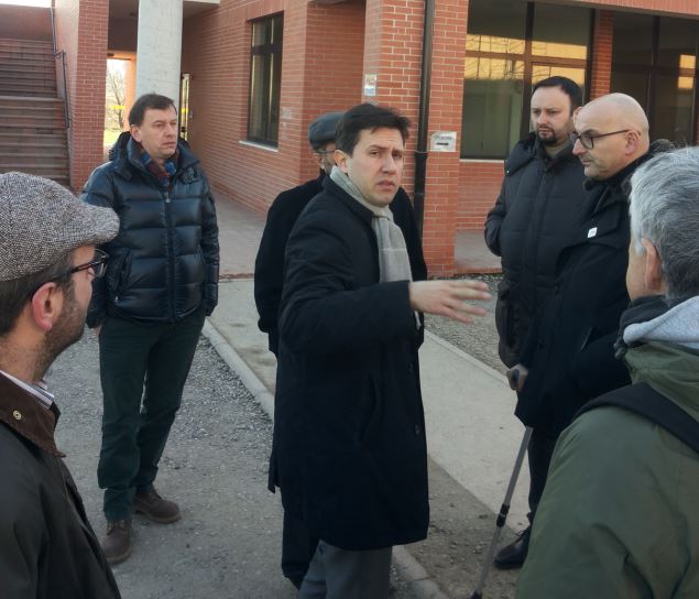 Sopralluogo del sindaco Nardella all'Istituto Chini (foto di Johnny Tagliaferri)