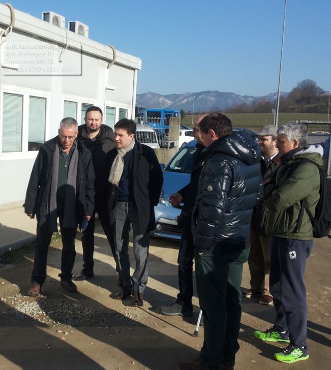 Sopralluogo del sindaco Nardella all'Istituto Chini (foto di Johnny Tagliaferri)