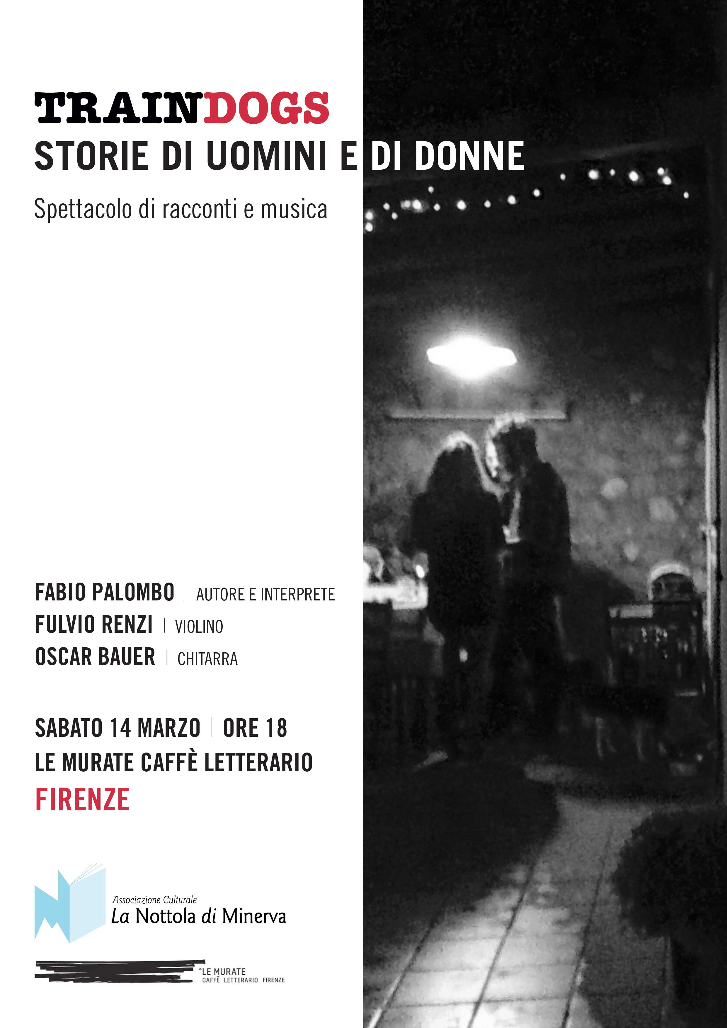 Locandina reading musicale dei TrainDogs