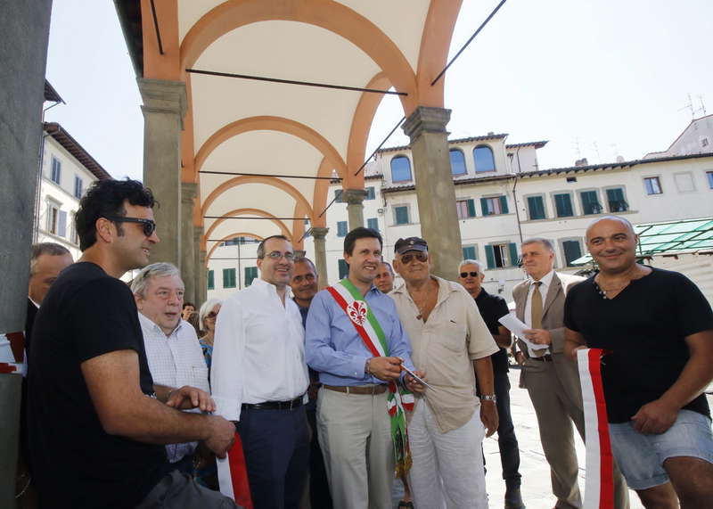 Inaugurazione della Loggia del Pesce