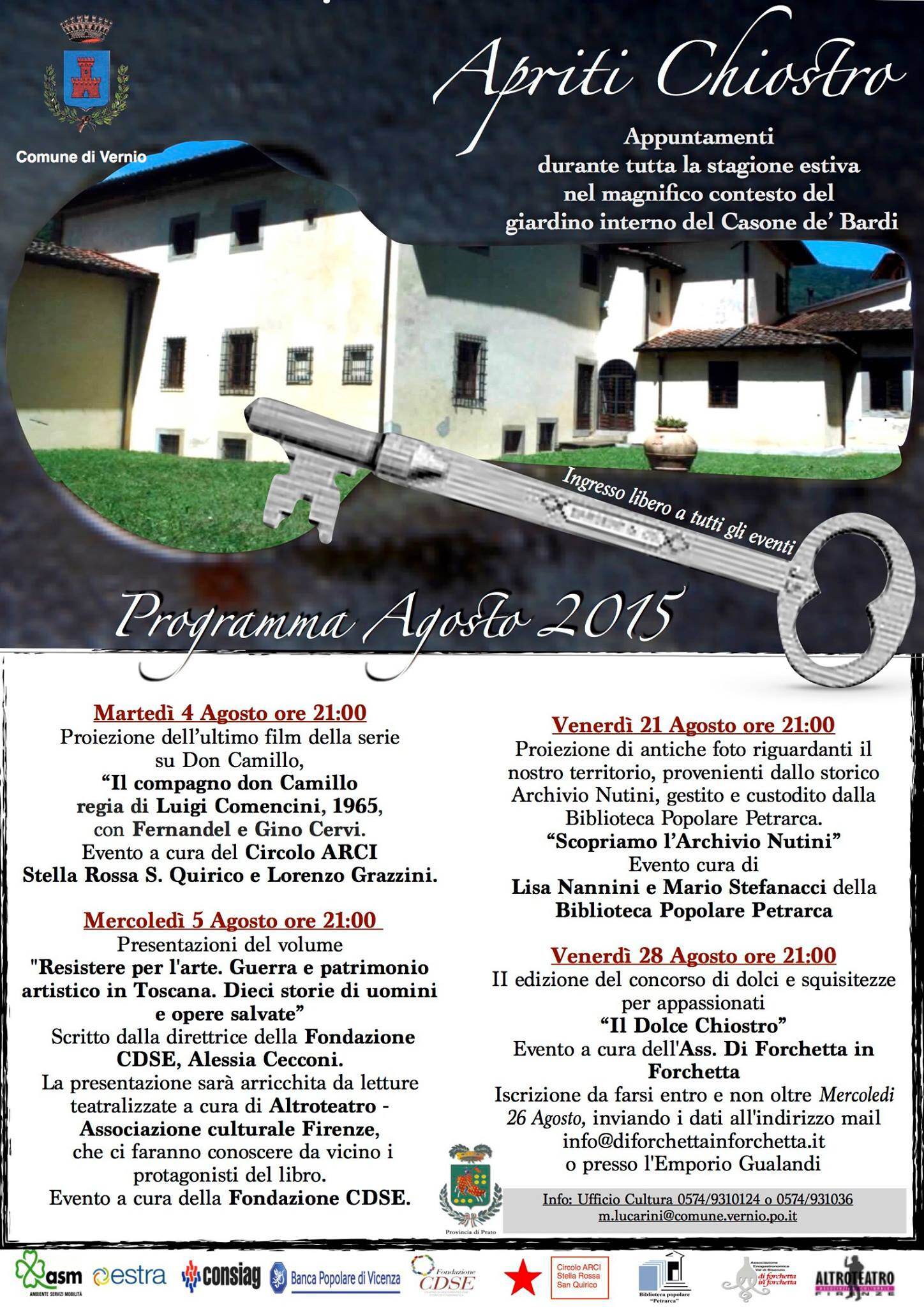 Apriti Chiostro agosto