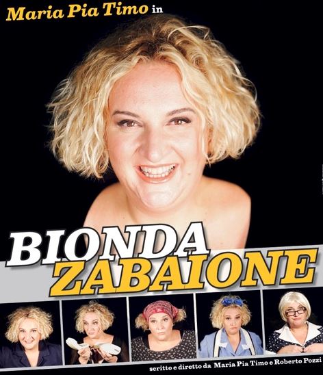 Locandina dello spettacolo 'Bionda Zabaione'