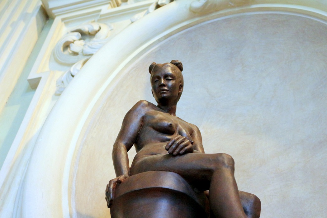 La statua donata da Helga Vockenhuber alla Città Metropolitana di Firenze