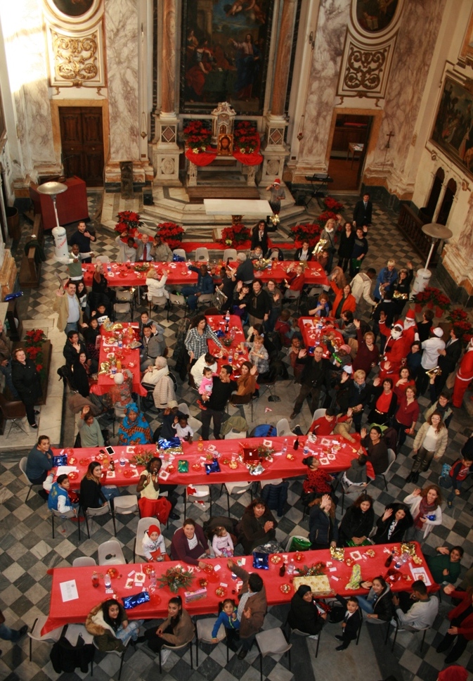 Il pranzo di Natale nella Chiesa di San Matteo a Pisa