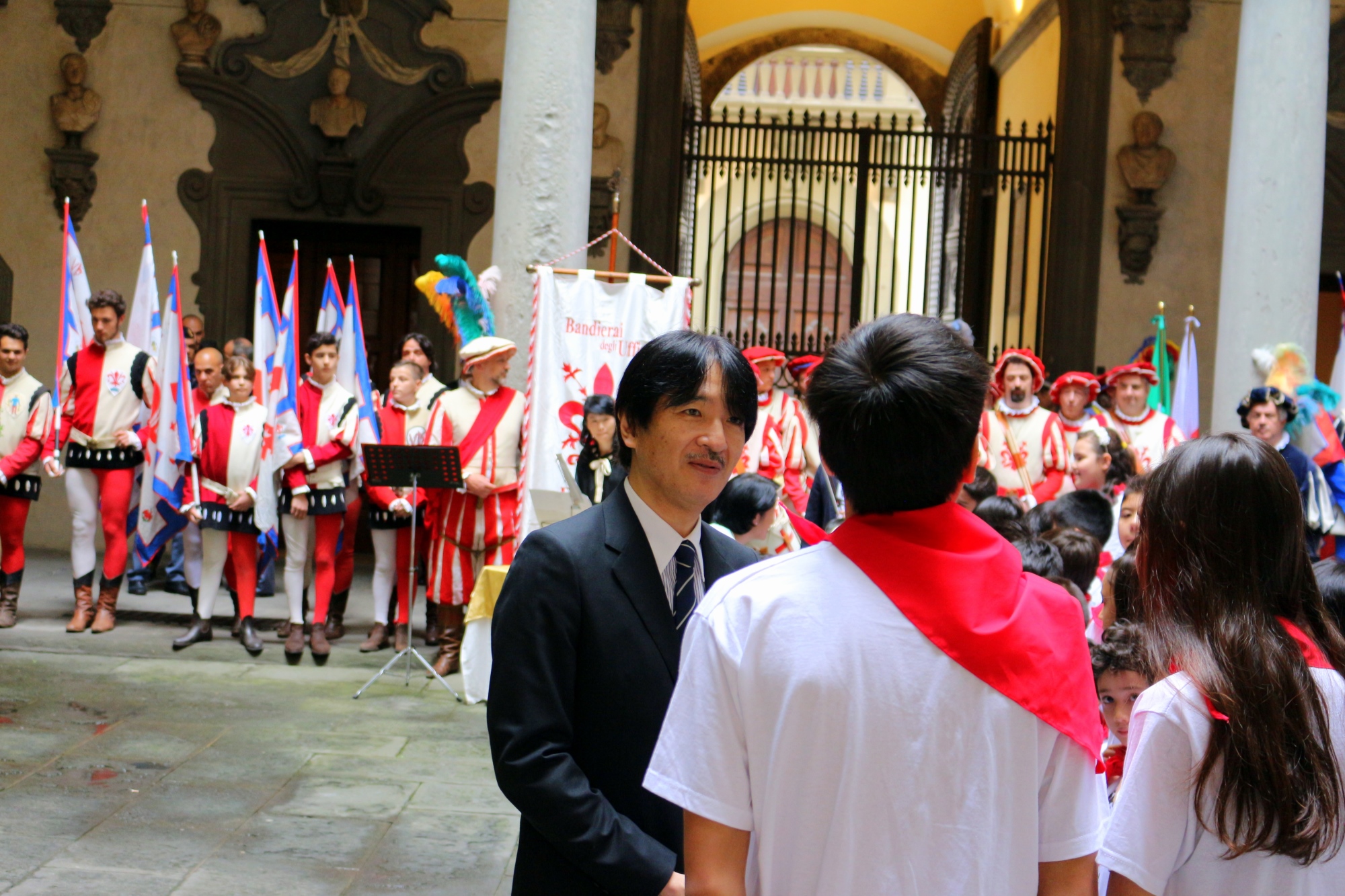 Principe Giapponese a Palazzo Medici Riccardi foto antonello serino Met