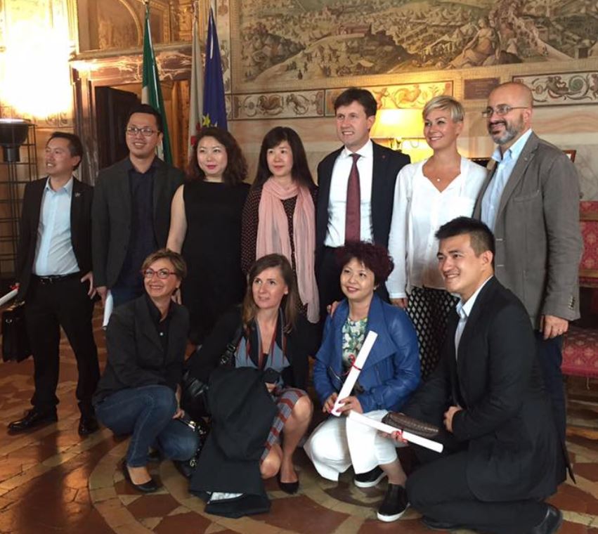 I tour operator cinesi ricevuti in Palazzo Vecchio