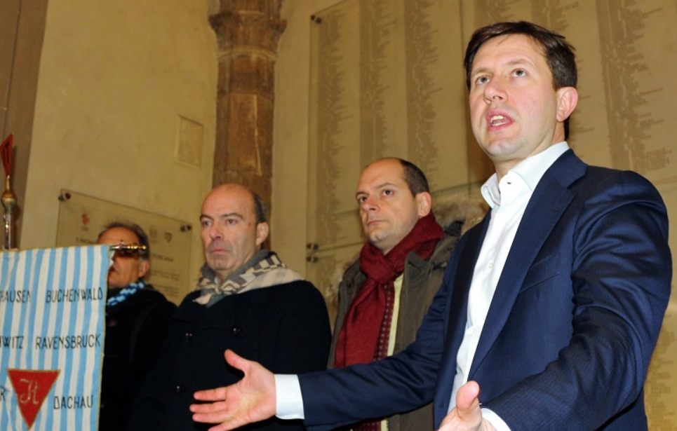 Il Giorno della Memoria celebrato in Palazzo Medici Riccardi dal Sindaco Dario Nardella con l'Aned e l'Istoreco (Foto di Antonello Serino, Redazione di Met)