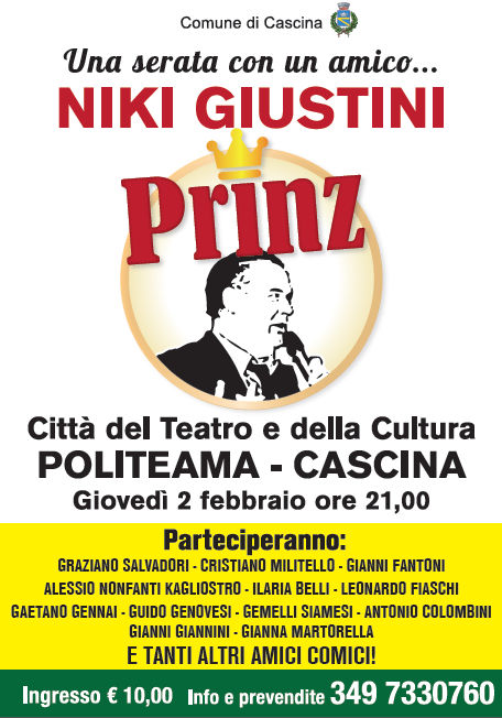 Locandina Evento Niki Giustini