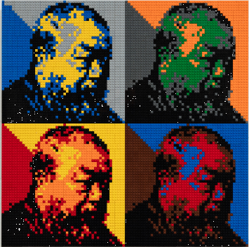 Ai Weiwei dona 2 opere in lego: il Self-portrait agli Uffizi e una variante del Ritratto di Filippo Strozzi alla Fondazione Palazzo Strozzi